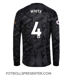 Arsenal Benjamin White #4 Borta Matchtröja 2022-23 Långärmad